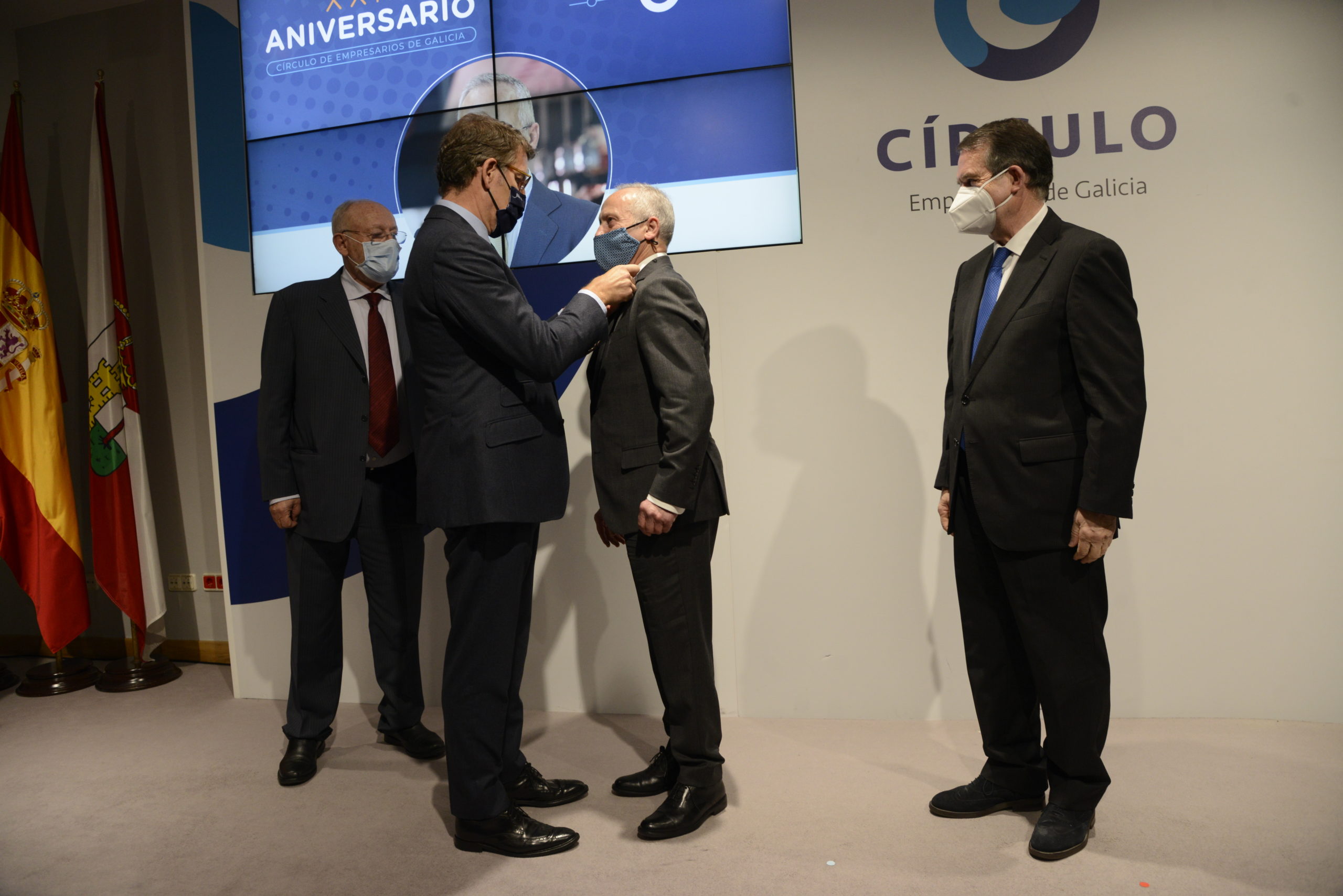 Joaquín González Iglesias recibe la Medalla de Oro del Círculo de Empresarios de Galicia